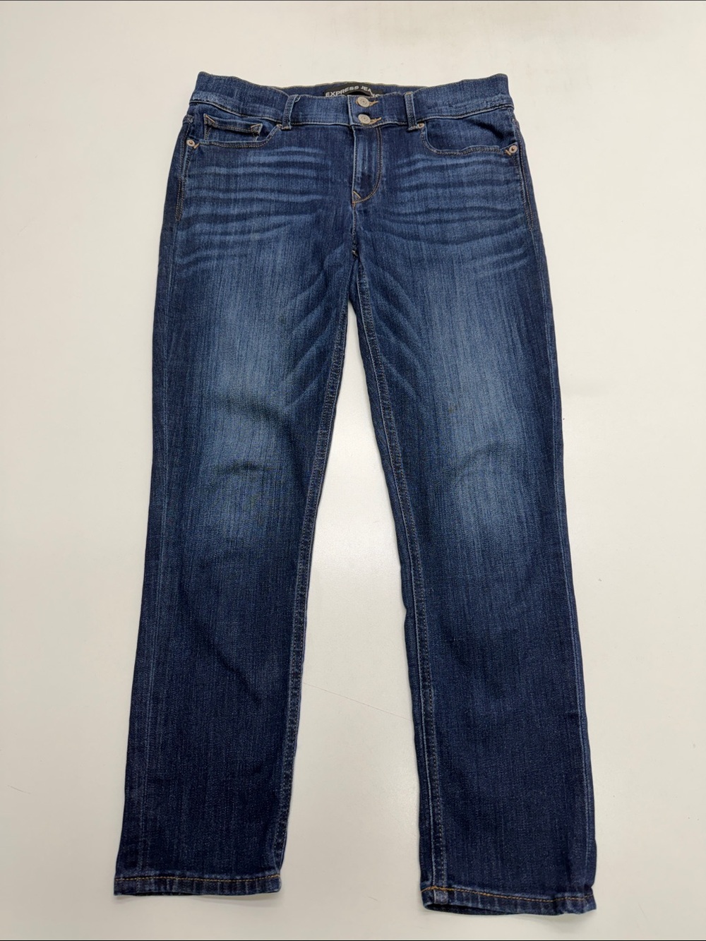 EXPRESS JEANS Women’s 8R CROPPED LEGGING Blue Jeans